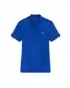 Camiseta Polo Muscle Azul Sodalita Ultraoscuro Talla L Chevignon