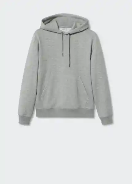 Sudadera Bono-I Gris Claro Vigore Talla Xxl Hombre Mango