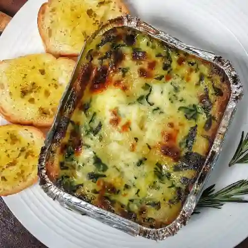 Lasagna Pollo Espinaca