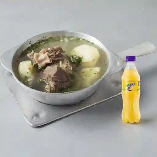 Caldo de Costilla c/ Huevos al Gusto +Quatro Org 400ML