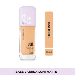 Base Líquida Maybelline SuperStay Lumi Matte 220