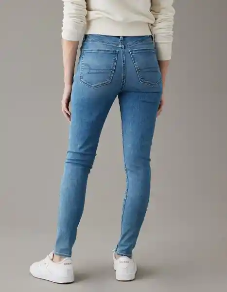 Jean Mujer Azul Talla 10 LONG 4756914 American Eagle