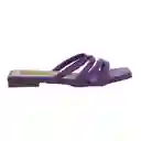 Sandalias Plana Zeus Morado Talla 36