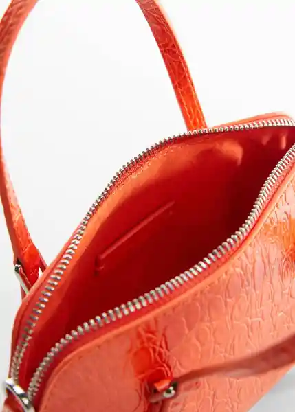 Bolso P Ona Naranja Talla 99 Mujer Mango