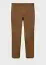 Pantalón Prato Marrón Talla 38 Hombre Mango