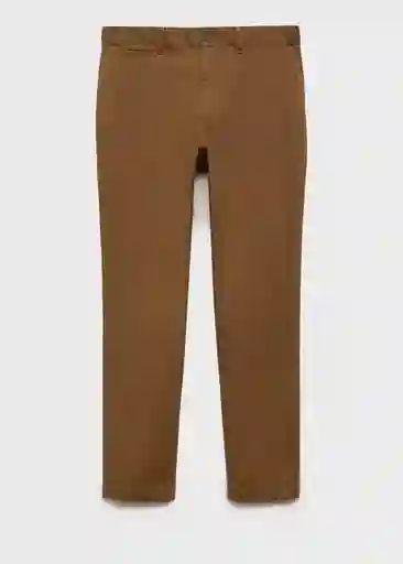 Pantalón Prato Marrón Talla 38 Hombre Mango