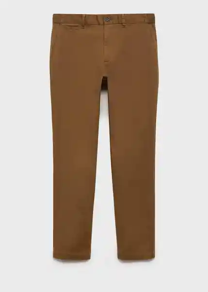 Pantalón Prato Marrón Talla 38 Hombre Mango