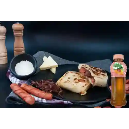 Combo la Gomela + Fuze Tea Durazno 400ML