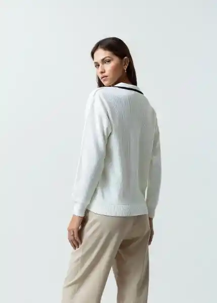 Suéter Tejido Mujer Crudo Marfil Claro M 581G072 Naf Naf