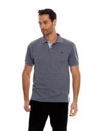 Camiseta Polo Gris