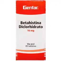 Genfar Betahistina Diclorhidrato (16 mg)