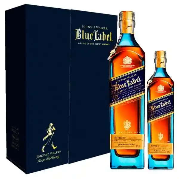 Johnnie Walker Whisky Blue Label + Gratis