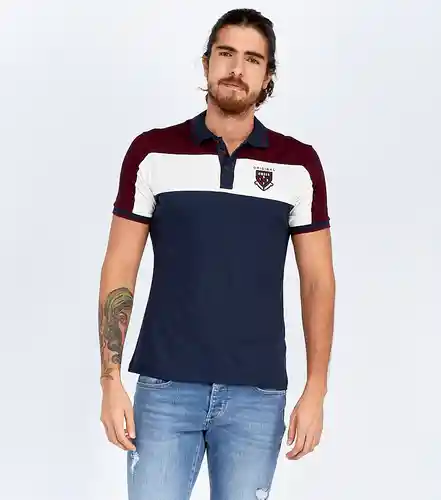 Unser Camiseta Polo Vinotinto Talla S 823799