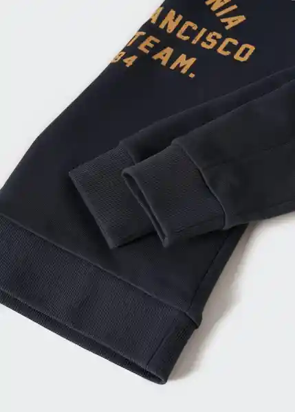 Buzo Sudadera Seattle Navy Talla 10 Niños Mango