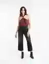  Camisa Fiu Cafe Marron Oscuro Talla M Mujer Naf-Naf 