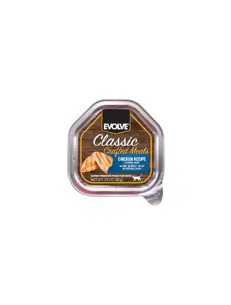 Evolve Alimento Para Gato Classic Crafted Meals Pollo 99 g