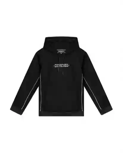 Hoodie Racing Piping Masculino Negro Sombrio Talla M Chevignon
