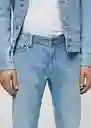 Jean Jan Tejano Claro Talla 40 Hombre Mango