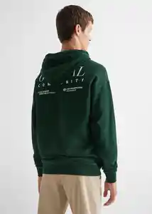 Buzo Sudadera Global Verde Talla 20 Teen Niños Mango