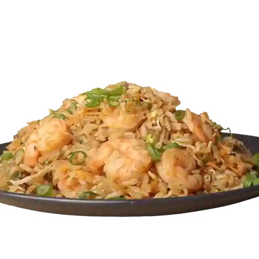 Arroz con camarónes