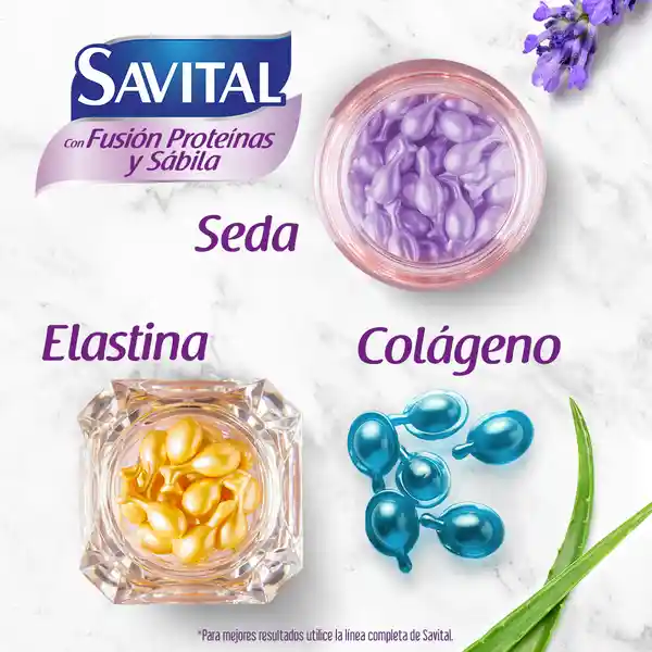 Savital Shampoo Acondicionador Fusión Proteínas y Sábila