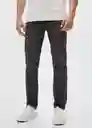 Pantalón Jean Jan Tejano Gris Talla 40 Hombre Mango