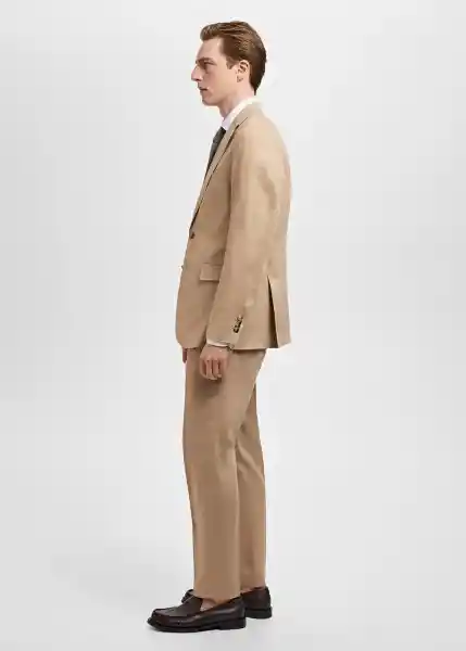 Pantalón Amalfi Beige Talla 46 Hombre Mango