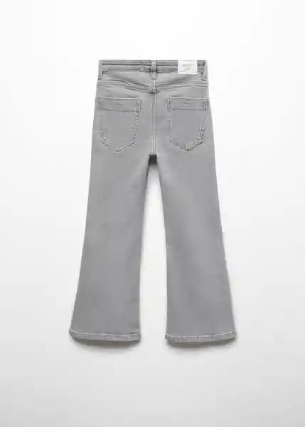 Jean Flare6 Tejano Niñas Gris Talla 11 Mango