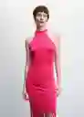 Vestido Liza Fucsia Talla M Mujer Mango