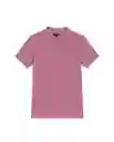 Camiseta Básica Cuello U Masculino Morado M 171610 Chevignon