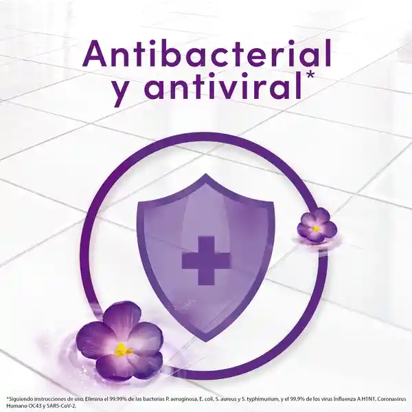 Fabuloso Limpia Pisos Antibacterial Lavanda 1L