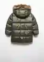 Abrigo Anorak Kenya Khaki Talla 07 Niña Mango