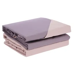 Casaideas Set de Sábana 180 Hilos Morado King XL Diseño 0006