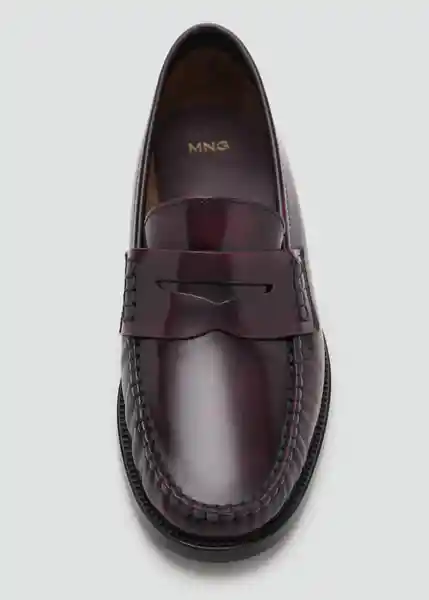 Zapatos Luisa Burdeos Talla 38 Mujer Mango