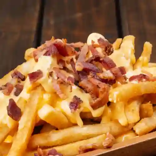 Papas Francesa con Tocineta