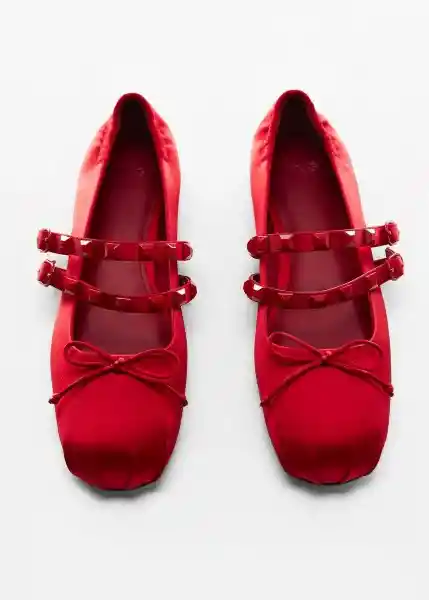 Zapatos Arne Rojo Talla 35 Mujer Mango