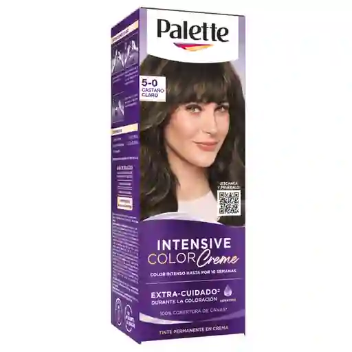 Tinte Palette Color Creme 5-0 Castaño Claro