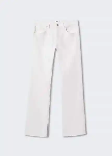 Jeans Elle Blanco Talla 40 Mujer Mango