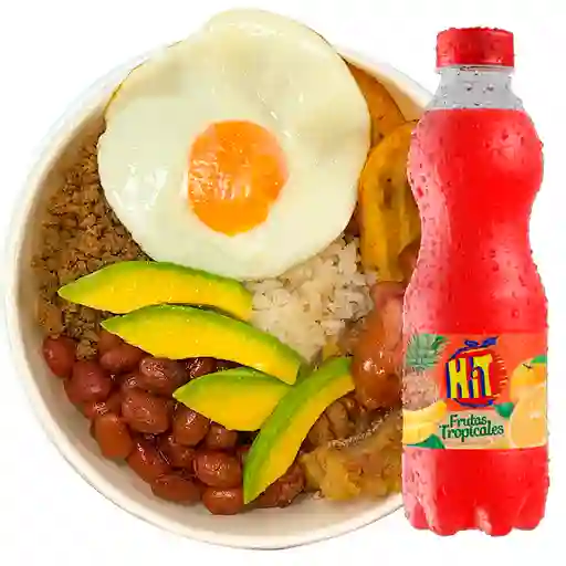 Combo tazón paisa + hit 500ml