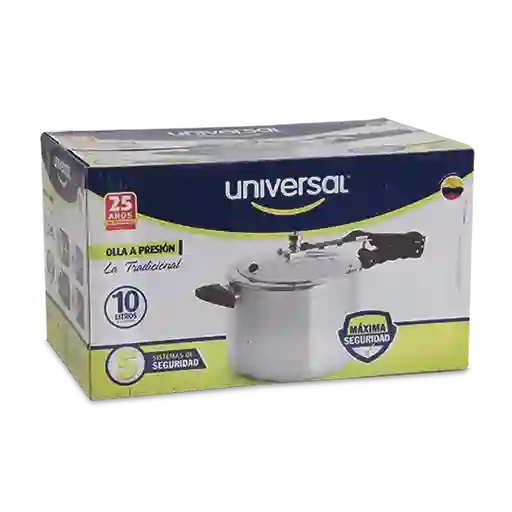 Universal Olla a Presión Tradicional Cierre Interno 10 L