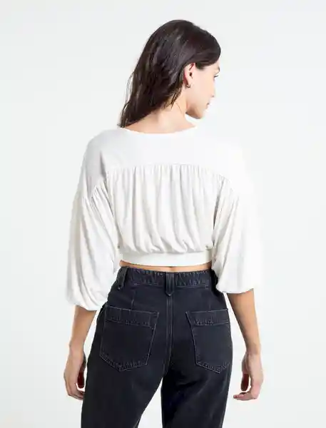  Camiseta Mujer Crudo Puro Claro Talla L Naf-Naf 