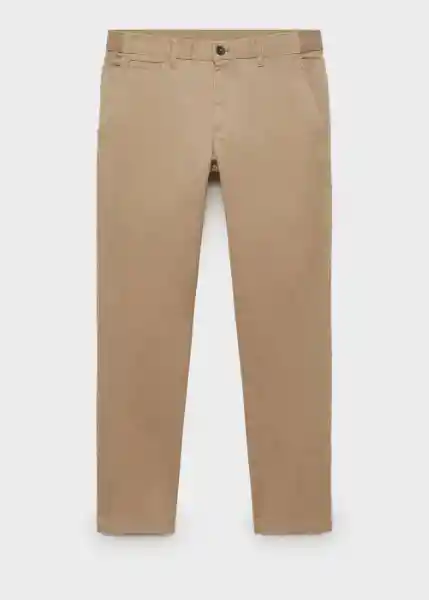Pantalón Prato Beige Talla 36 Hombre Mango
