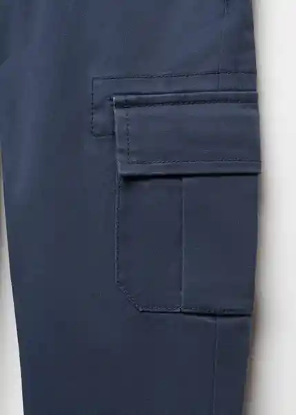 Pantalón Cargo Niños Navy Talla 12 Mango