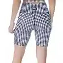 Pantaloneta Houndstooth Blanco y Negro Talla M Everlast