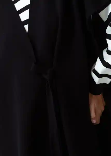 Gaban Tejido Mujer Negro Puro Ultra Oscuro Talla M 582G092 Naf Naf