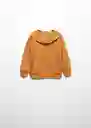 Buzo Sudadera Olivia Ocre Talla 69 Niña Mango