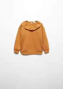 Buzo Sudadera Olivia Ocre Talla 69 Niña Mango