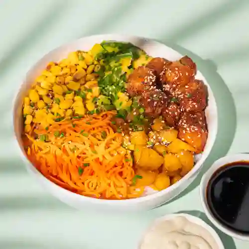 Bowl Poke Pollo Agridulce