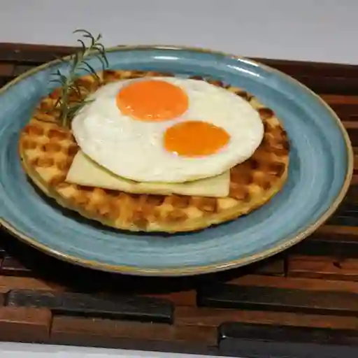 Waffle Eggs And Cheese