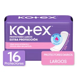 Kotex Protector Diario Largos 16 Und